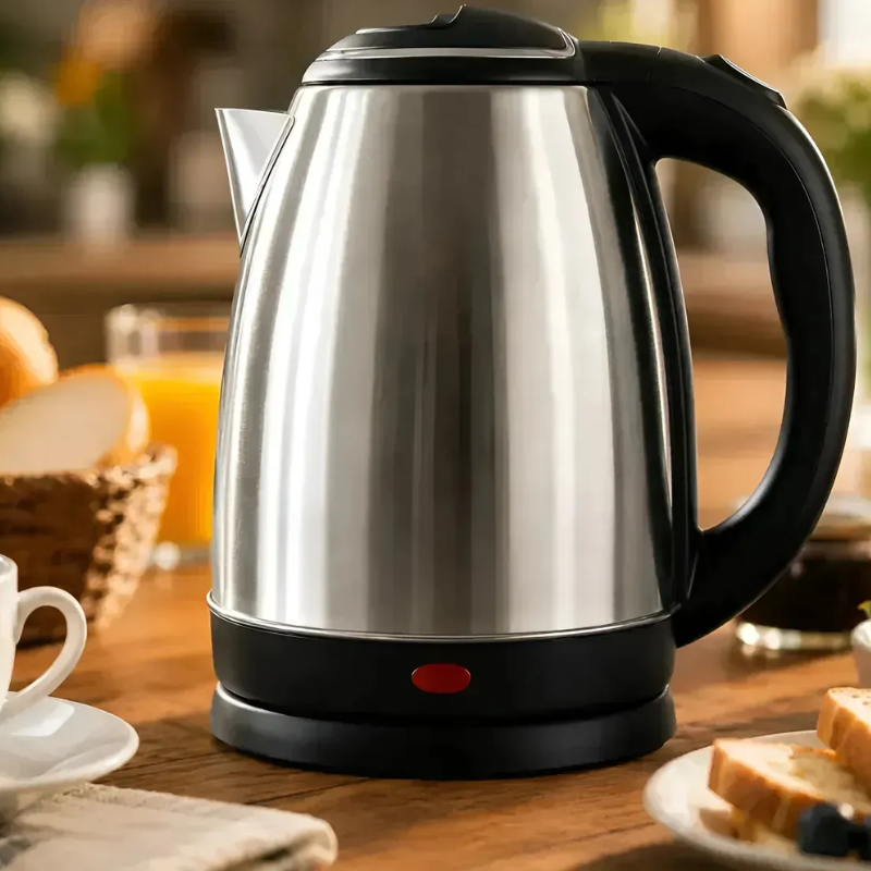 Chaleira Elétrica Mondial Pratic Inox de inox na cozinha